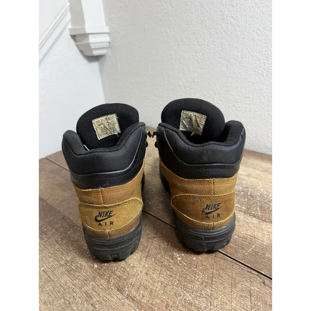 Nike Vintage ACG Chocolate Brown‎ Suede Hiking Boots Mens Sz 7.5 Rare